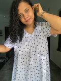 Mixed heart Grey