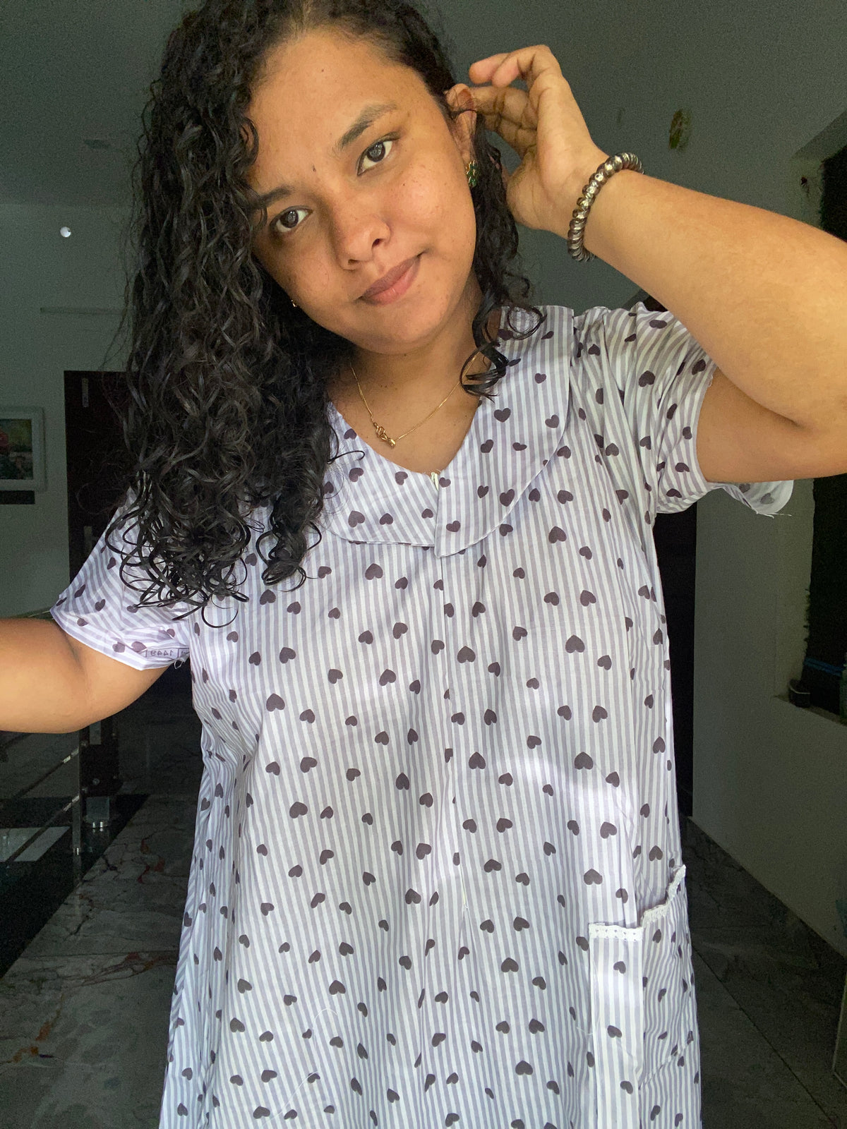 Mixed heart Grey