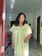 Yellow Full Button Nua Momma