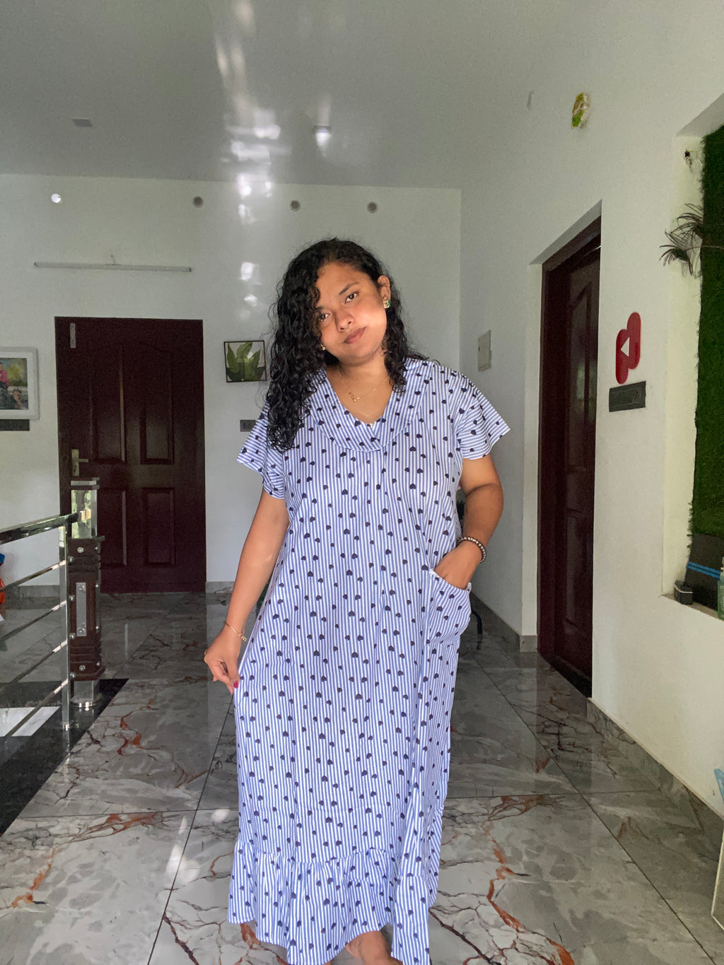 Mixed heart navy