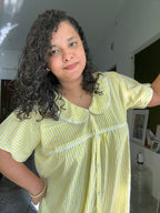 Yellow Full Button Nua Momma