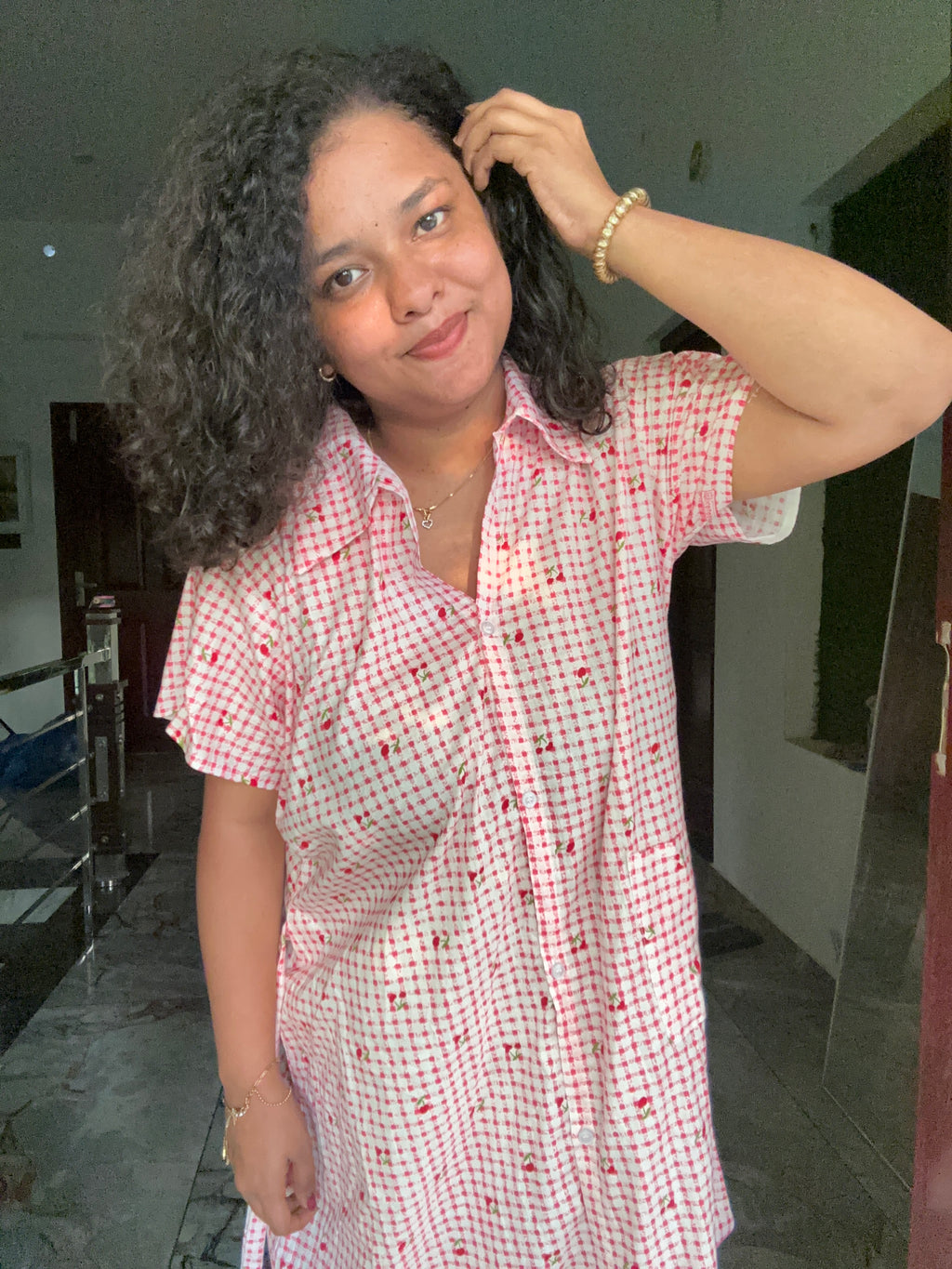 Cherry check RED