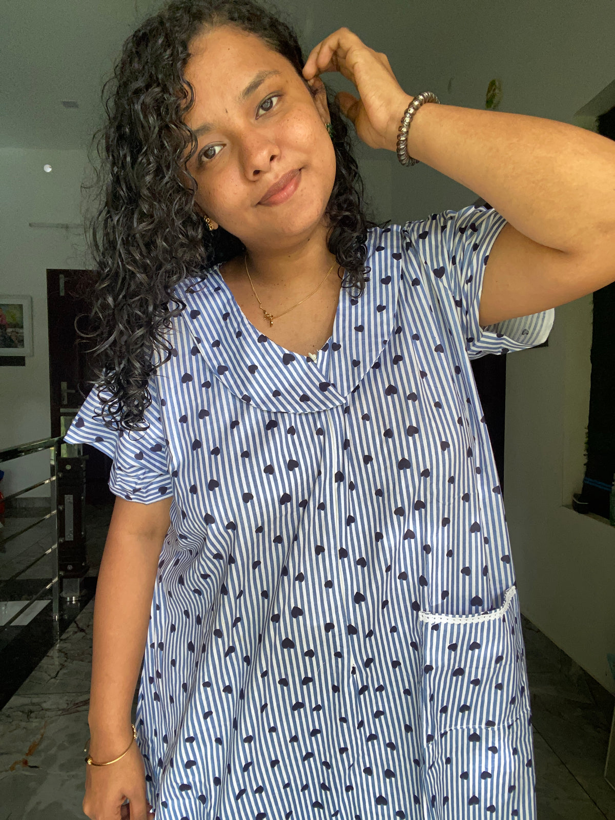 Mixed heart navy