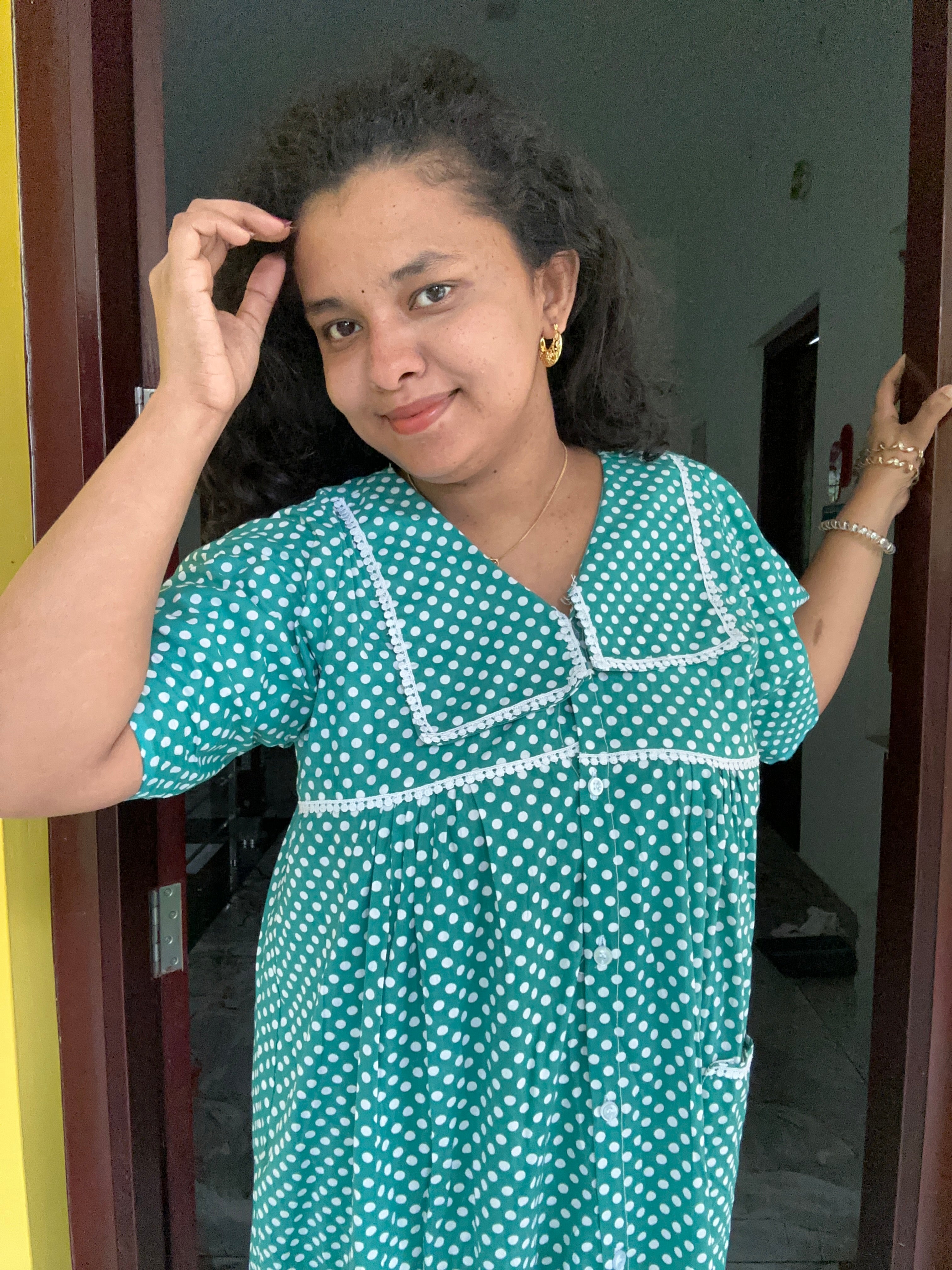 Green polka