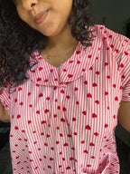 Mixed heart Red