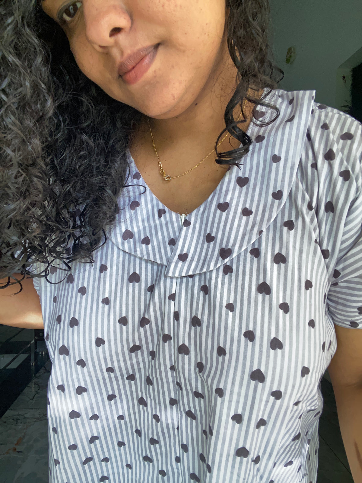 Mixed heart Grey