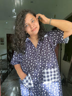90s love navy Nua Momma