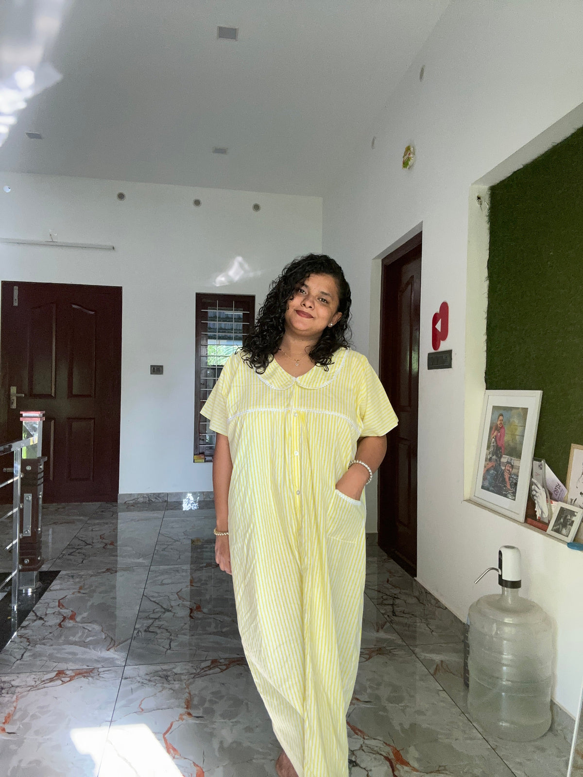 Yellow Full Button Nua Momma