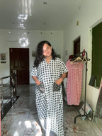 90s check green Nua Momma