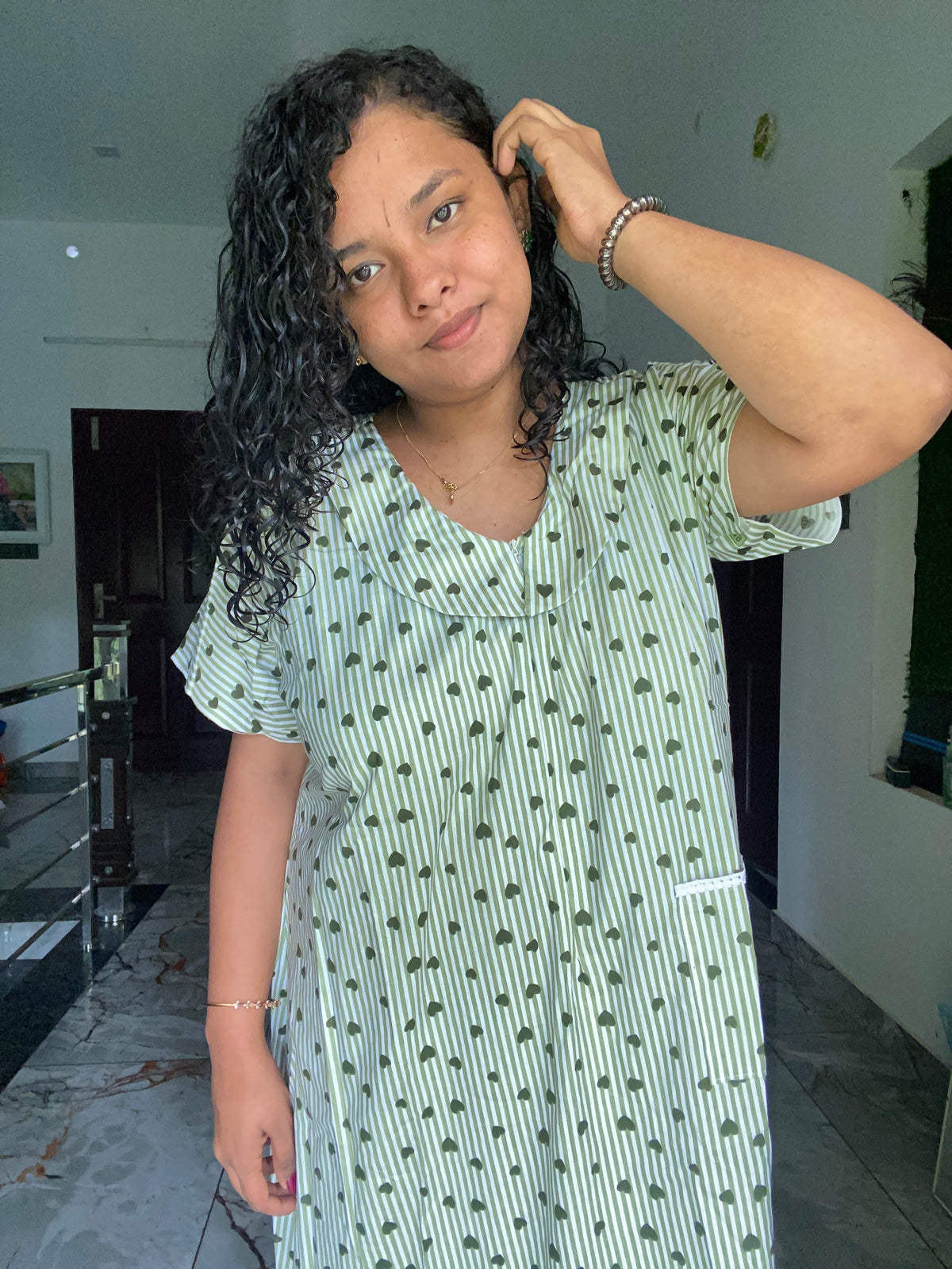 Mixed heart green
