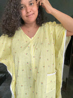 Cherry yellow kaftan